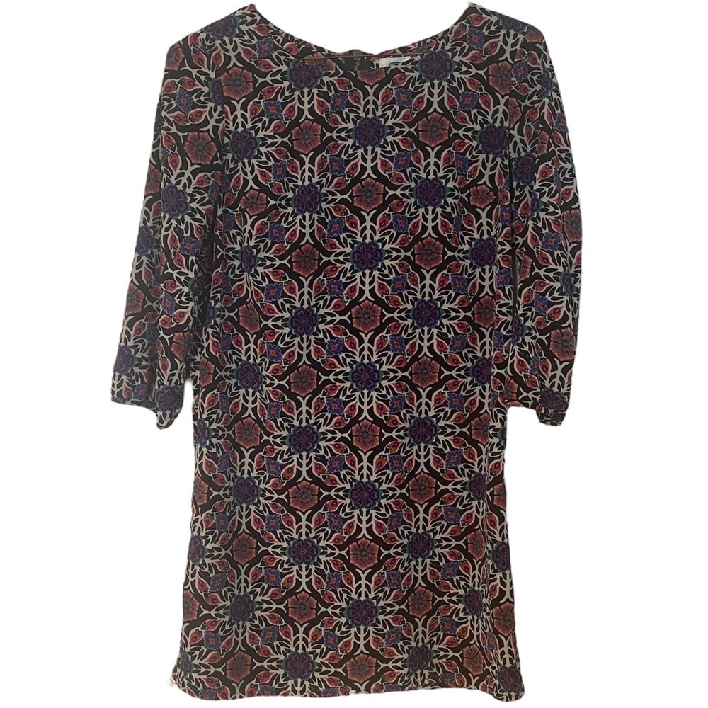 Old Navy Longline Tunic Style Mini Dress or LonglineTop Floral Feminine Size M